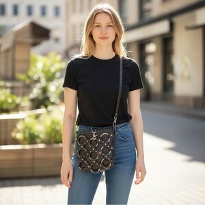 Rare-One of a Kind Cage Crossbody bag